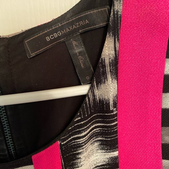 Fitted dress from BCBG with neon piping. - Picture 5 of 8